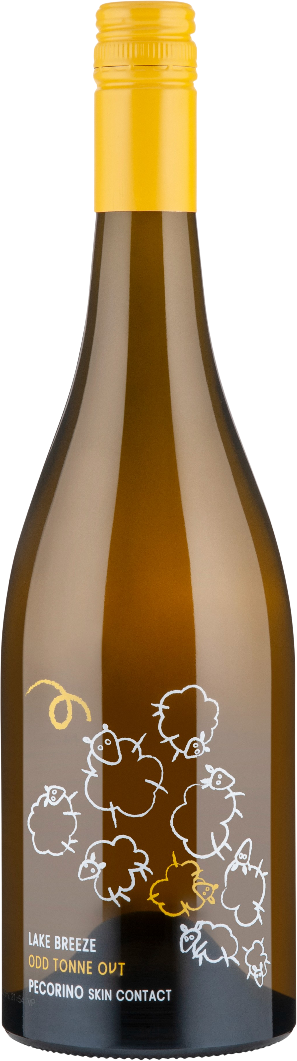 Lake Breeze Wines Odd Tonne Out Pecorino 2025 Langhorne Creek bottle